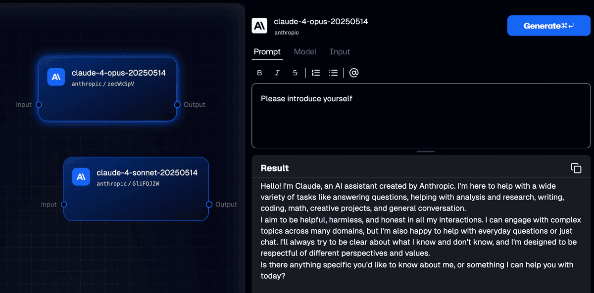 Giselle Now Supports Claude Opus 4 & Sonnet 4