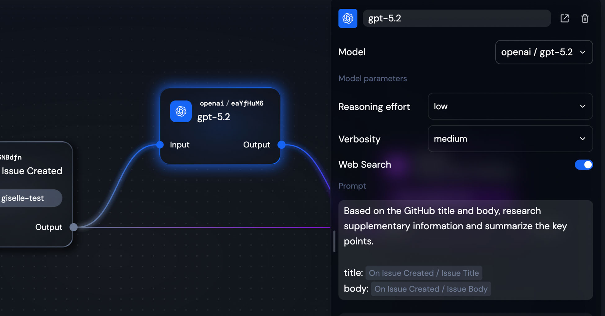 Generator Node Configuration